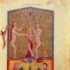 Adam and  Eve in the Paradise and Expelled